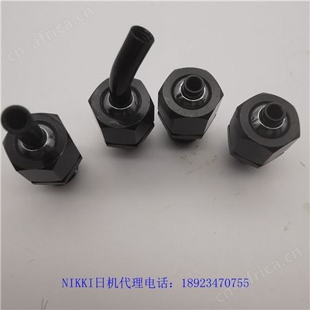 NIKKI折弯喷头2分直喷CNC机床30度高压冷却喷嘴外螺纹喷嘴