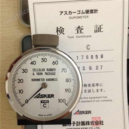 ASKER硬度计ISO-A型日本高分子橡胶硬度 邵氏硬度计泡沫测量硬度计