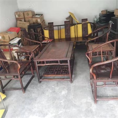 红木太师椅回收，老红木家具收购-价格高