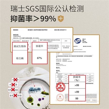 梦洁被子七孔子母被二合一四季通用全棉春被加厚棉被芯春秋太空被