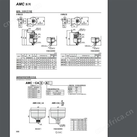 日本SMC 排气洁净器 AMC