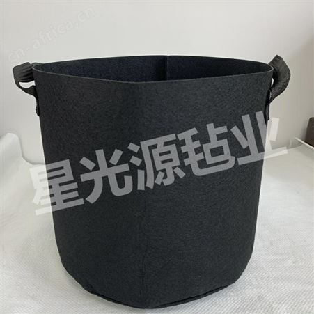 亚马逊供应毛毡种植桶 手提式针刺无纺布美植袋 可定制