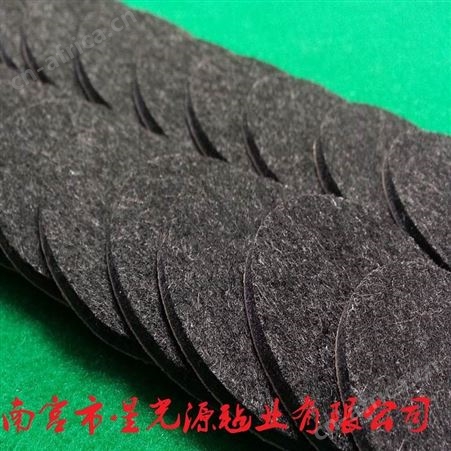 厂家毛毡垫家具桌脚脚垫 环保消声防滑垫 毛毡垫