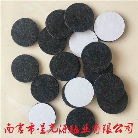 防滑减噪消音毛毡垫，桌椅毛毡保护垫，不干胶毛毡垫