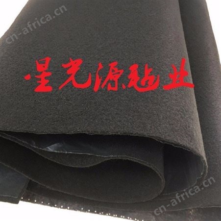 黑隔音棉毛毡，汽车隔音毛毡，纤维针刺毛毡