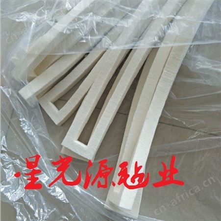 加长羊毛毡条，隔音密封毛毡条，黑色羊毛毡条