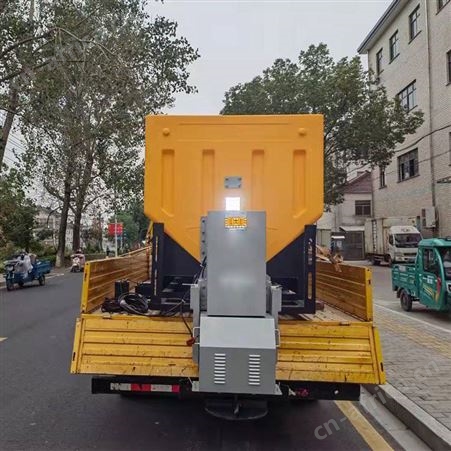 车载式电动撒布机 道路融雪电动撒盐机 撒布宽度可调节盛祥顺