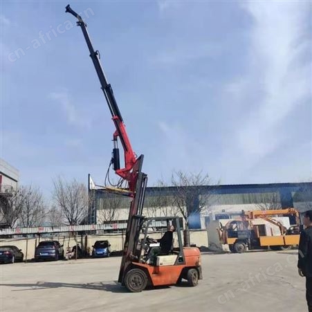 全地形液压 升降式伸缩臂叉车吊 折叠空间大型起重机