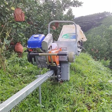 牵引式轨道运输车 果园自走式轨道运输车 汽油多功能盛祥顺厂家