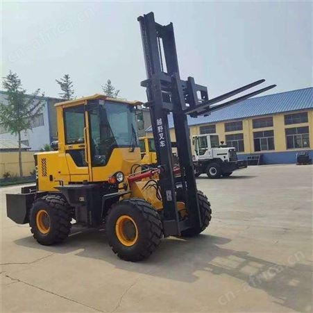 四轮式工程 铲斗抱抓起重搬运车  小型山地越野叉车
