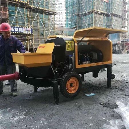二次构造柱泵上料机 砂石输送泵 混泥土输送泵