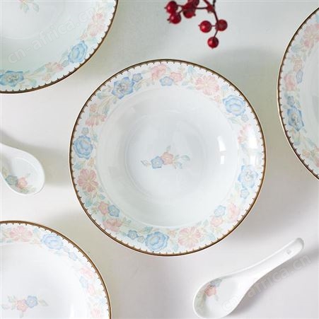 松发瓷器 花香随行餐具 美誉中山礼品定制 礼品代理商加盟 MY-SFTC-（T）-23