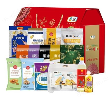 中粮通用大礼包G款498北京定制礼品春节大礼包食品团购批发