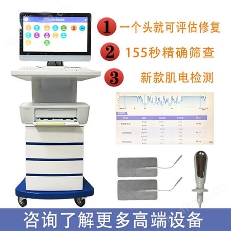 盆底肌修复仪 盆骨腹直肌修复仪器 带电脑报告打印 保养修复仪