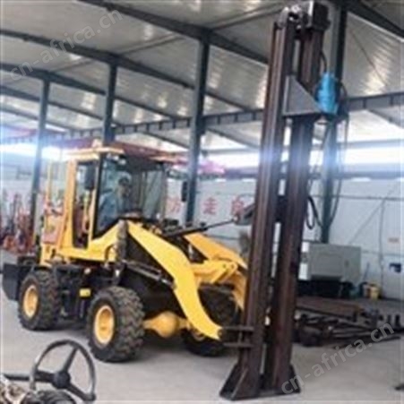 汇之鑫工程 装载机改装挖坑机 农用铲车 电杆钻坑机