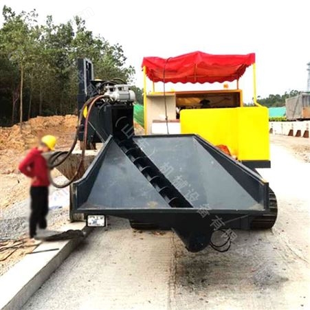 陕西路肩石滑模机 凯信机械多功能路肩石滑模成型机