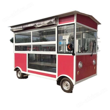 电动美食小吃车 奶茶热饮 美食街可流动餐车