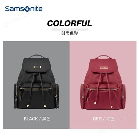 Samsonite/双肩包女 2020年新款时尚韩版潮流旅行背包 TT3