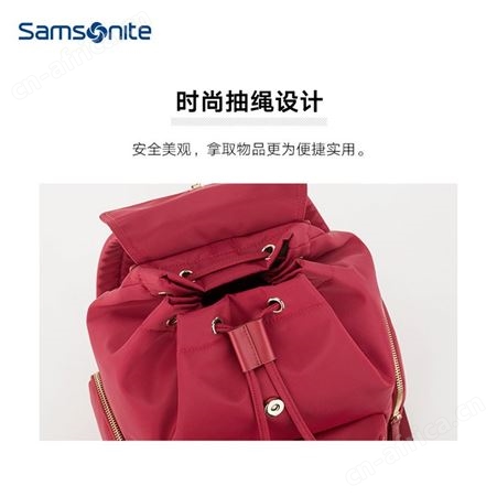 Samsonite/双肩包女 2020年新款时尚韩版潮流旅行背包 TT3
