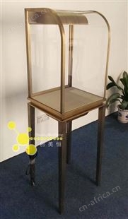 厂家定做不锈钢珠宝展示柜 广州金利来展示柜