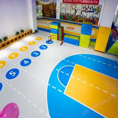 少儿篮球场运动地板 少儿体适能地胶  360功能训练垫