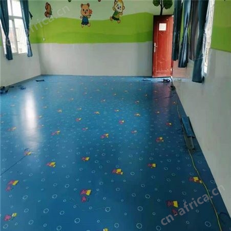 河南驻马店pvc塑胶地板定制学校卡通图案塑胶地板