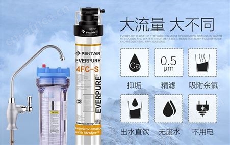 pentair滨特尔爱惠浦家用厨房4FC-S净水机过滤器自来水净水器