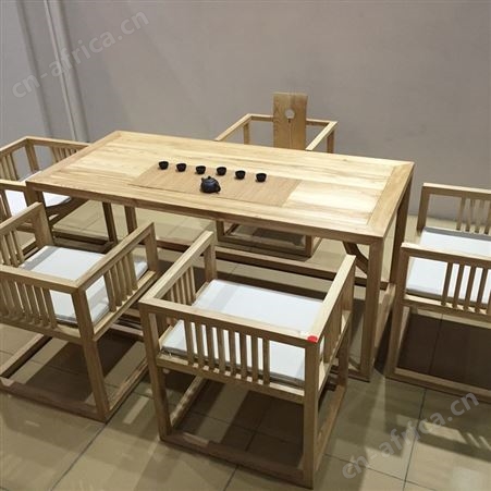 朴舍实木茶桌椅组合 茶台桌套装 功夫泡茶桌小 新中式茶桌茶几桌实木 阳公室茶桌茶具桌茶道桌