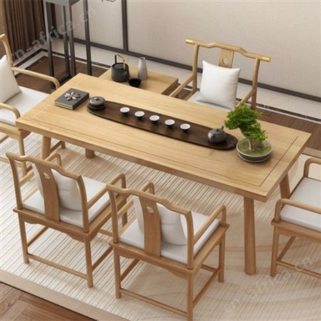 仿古功夫泡茶台 茶艺桌茶家具 茶几泡茶桌 禅意茶桌椅组合