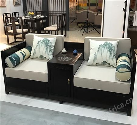 实木沙发 朴舍艺品 胡桃木实木家具 厂家定制