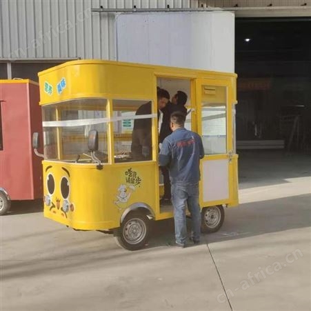 景区移动餐车，电动餐车，小吃美食车