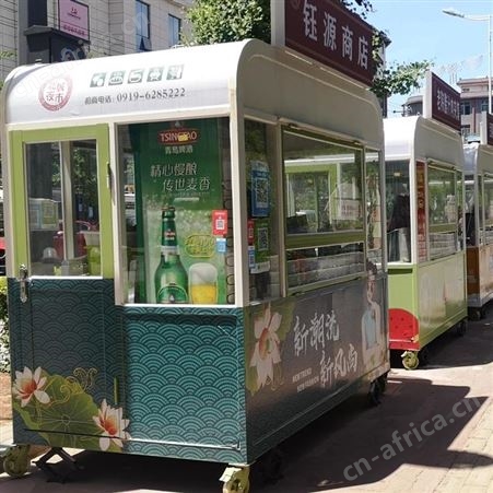 电动四轮餐车定制三轮餐车肠粉车美食车西安同创餐车厂家