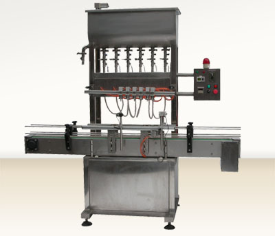 YP-B6L型六头常压式半自动液体灌装机