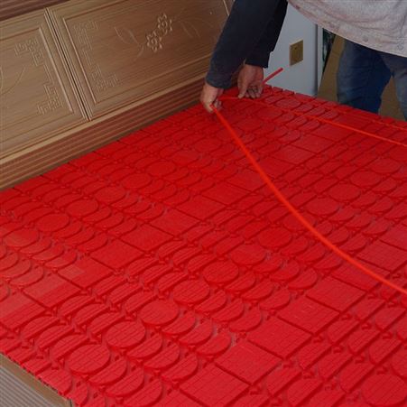 生产加工 免回填地暖模块 水暖炕模块 家用地暖保温板