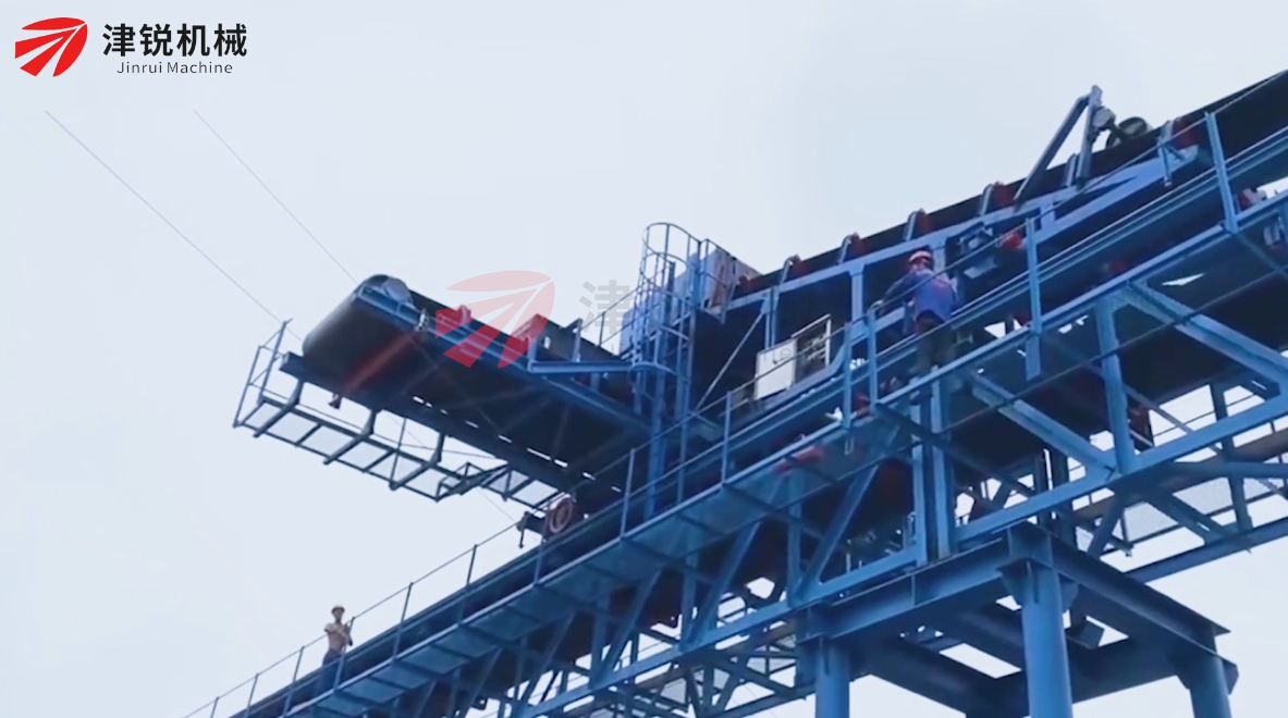 皮带机卸料小车如何进行布料式卸料